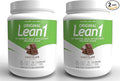Lean1 Meal Replacement Protein Shake Chocolate Flavor 2-PACK of 15 Serving Tubs