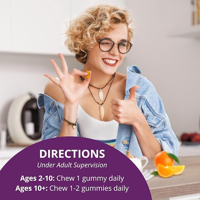 Omega 3 Gummies &amp Probiotic Gummies Bundle - Brain Growth Eye Health Digestive Support in Kid-Friendly Gummies