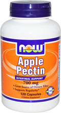 Now Foods Apple Pectin 700 mg - 120 Caps 3 Pack