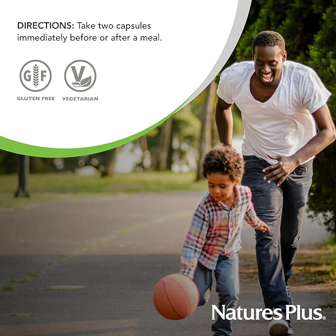NaturesPlus Acti-Zyme - 90 Capsules - Digestive Enzyme Support Supplement with Probiotics - Promotes Gut Health &amp Digestion - Gluten Free Vegetarian - 45 Servings