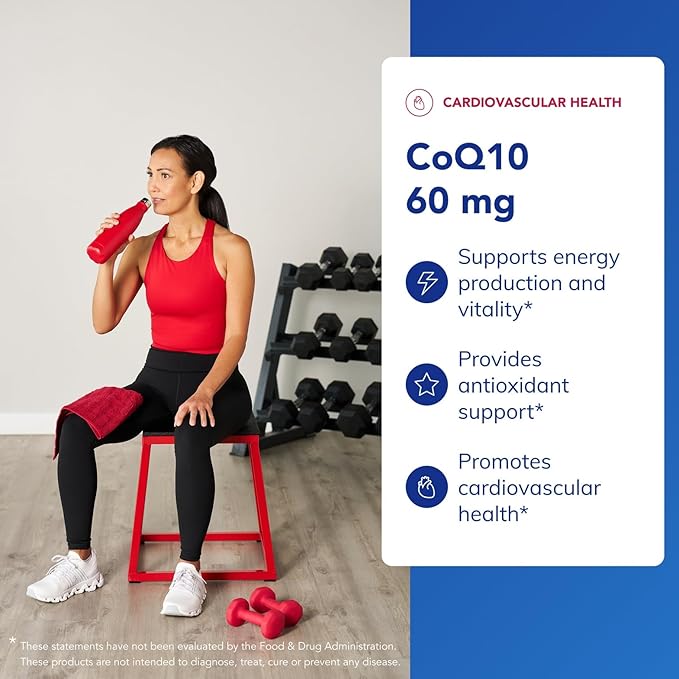 Pure Encapsulations CoQ10 60 mg | Coenzyme Q10 Supplement for Energy Antioxidants Brain and Cellular Health Cognition and Cardiovascular Support* | 250 Capsules