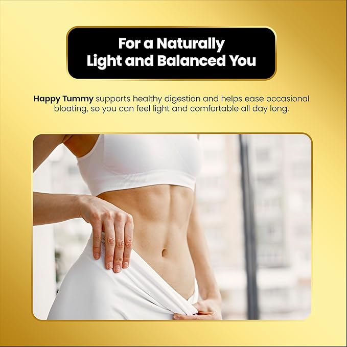 Cocó March N.M.D. Happy Tummy – Bloating Relief for Women &amp Men – Gut &amp Digestive Health Drops with Humic Acid – Gas Relief &amp Debloating Support – 70 Servings 1.0 fl oz