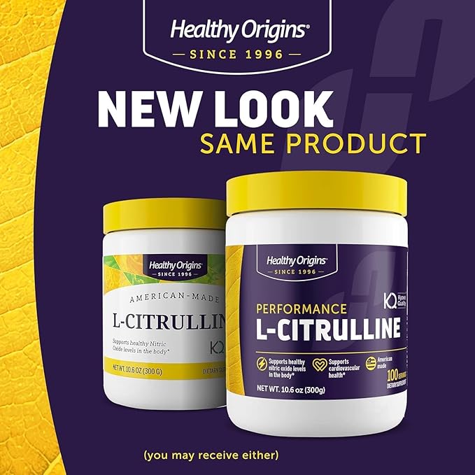 Healthy Origins - L-Citrulline (American-Made Non-GMO Gluten Free Athletic Support) 10.6 Ounce