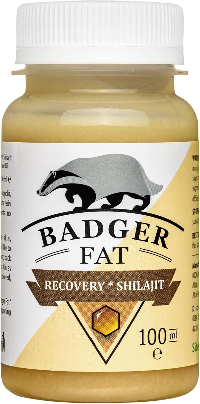 Cream-Gel “Badger Fat” with Altai Shilajit and Siberian Pine Oil and Pine Resin 100ml