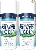 Silver Colloidal Gel with Aloe Vera 3.38 oz (Pack of 2)