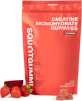 3rd Party Tested Creatine Gummies 5g per Serving Creatine Monohydrate Strength and Recovery Vegan and Gluten Free Strawberry 120 Count (30 Day Supply) Made in USA