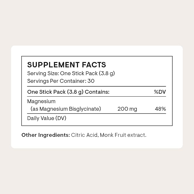 THORNE - Magnesium Bisglycinate - Powdered Magnesium Formula - Supports Restful Sleep Muscle Relaxation Heart Health &amp Metabolism* - NSF Certified for Sport - Gluten Dairy &amp Soy-Free - 30 S