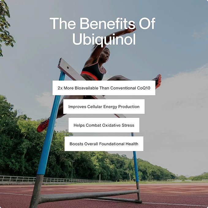 Momentous Ubiquinol - 42 g Plant-Based CoQ10 Softgel Supplement for Foundational Health Support - NSF Certified for Sport - GMO- &amp Gluten-Free - 30 Servings