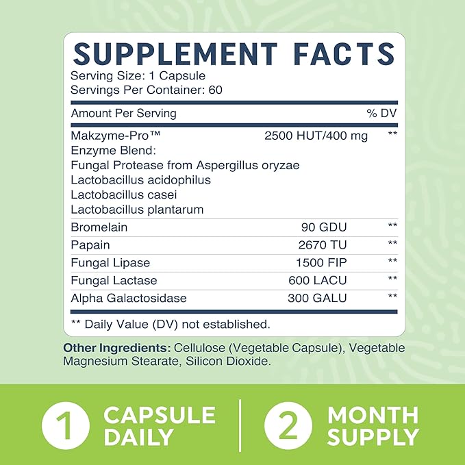 Advanced Digestive Enzymes Complex and Night Time Fat Burner Capsules | Overnight Metabolism Booster for Fat Burning and Gut Health Support | Comprehensive Digestive Wellness Bundle