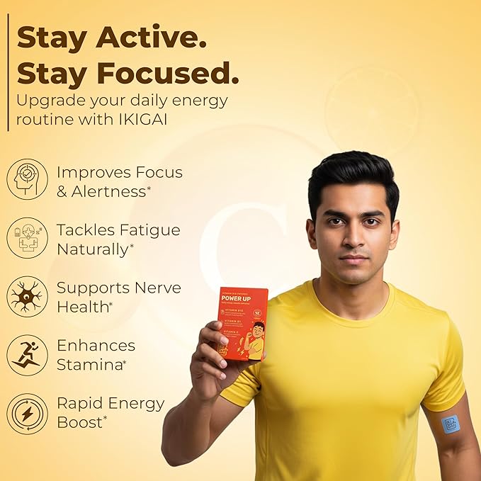 IKIGAI B12 Energy Transdermal Patch – Vitamin B12 B1 &amp Vitamin C Daily Skin Patch | 30 Peel &amp Stick Plant-Based Vitamin Patches for Men &amp Women | Pill-Free Supplement Alternative | Extern