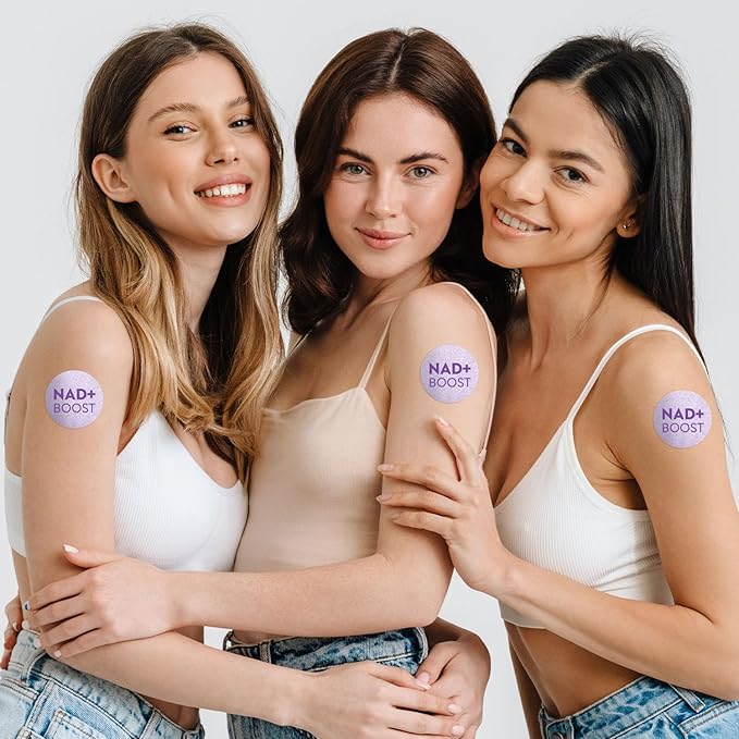 NAD+ Patches for Women 60 Count: Advanced Formula with NMNH Nicotinamide Coq10-2 Months Pack