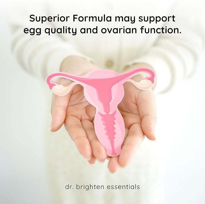 Dr. Brighten Myoinositol Plus - Doctor Formulated Ratio of Myo- and D-Chiro-Inositol to Support PCOS Symptoms Hormone Balance Healthy Ovarian Function and Regular Menstrual Cycles
