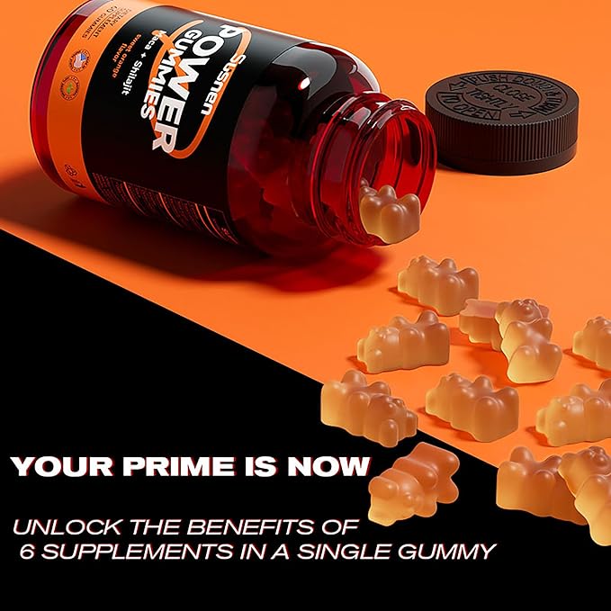 Power Gummieswith maca and shilajitInositol GummiesStrengthens The Body and Promotes Absorptionshilajit Pure Himalayan Organic(60 Gummies)