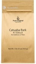 PURE ORIGINAL INGREDIENTS Catuaba Bark 4:1 Extract Fine Powder Dietary Supplement (16 Ounce)