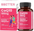 BBETTER CoQ10 – 100 mg with Kaneka Ubiquinol® Active Form of Coenzyme Q10 -Supports Cellular Health &amp Natural Energy Production- High-Absorption Formula - 60 Softgels