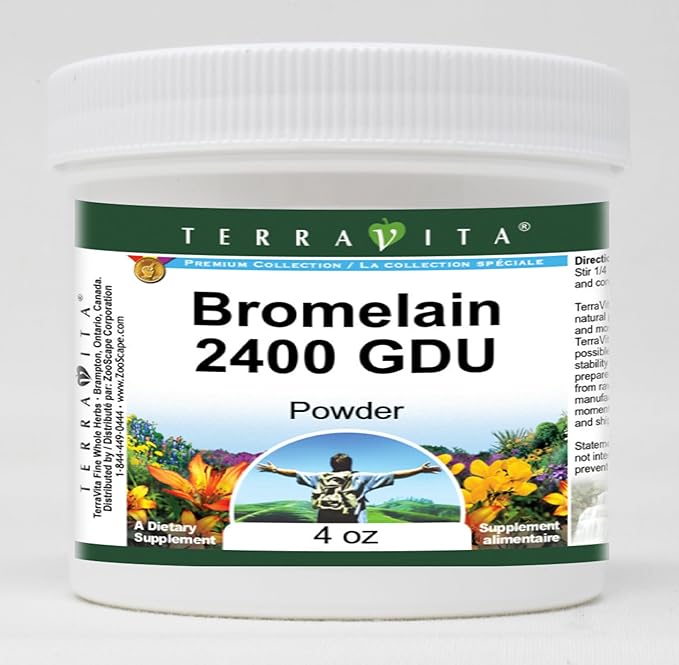 Bromelain 2400 GDU Powder (4 oz ZIN: 519390) - 3 Pack