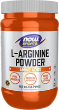 NOW Sports Nutrition L-Arginine Powder Nitric Oxide Precursor Amino Acids 1-Pound