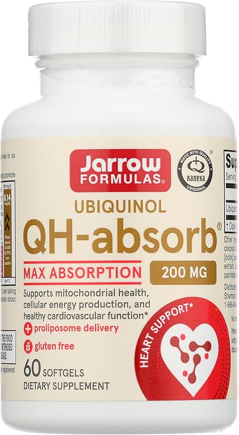 JARROW FORMULAS Qh Absorb Ubiquinol 200 MG 60 CT