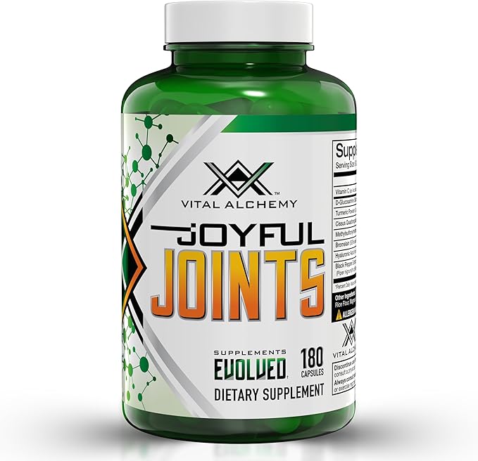 Vital Alchemy Joyful Joints Support Supplement for Women &amp Men