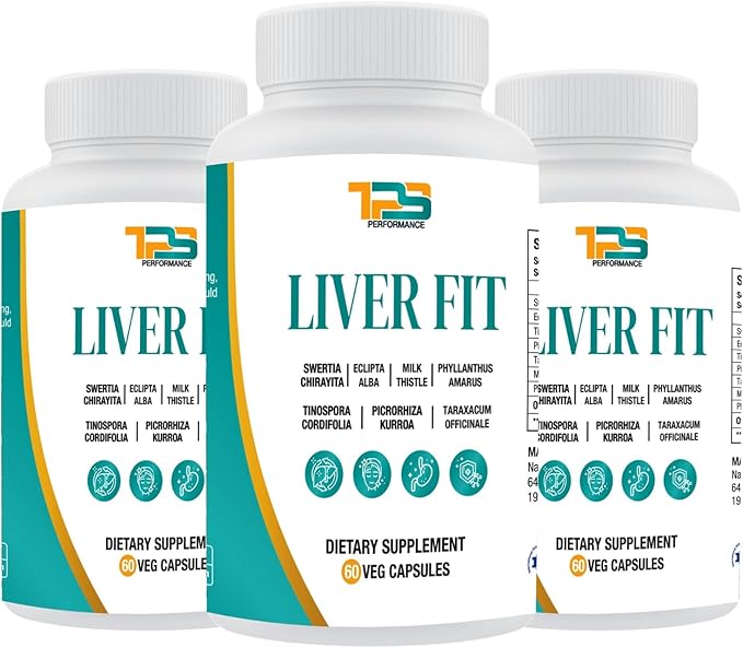 Liver Fit | Liver Cleanse Detox &amp Repair Formula - Natural Liver Support Supplement with Milk Thistle Extract Phyllanthus Amarus Extract Picrorhiza Kurrora Extract (Pack of 3)