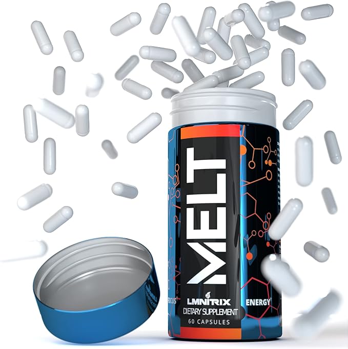 MELT EXT - Extreme Thermogenic Fat Burner - Powerful Weight Loss Aid Stronger Than Most Diet Pills - True Plateau Destroyer - Lose Weight Fast for Men and Women - Real Results - 60 caps