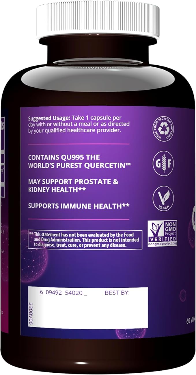 MRM Quercetin 500mg 60 Vegetarian Capsules