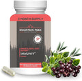 Mountain Peak Nutritionals Immuni-V - Immune System &amp Whole Body Support Supplement - Natural Antioxidant Booster with Humic Acid Olive Extract &amp Elderberry (60 Vegetarian Capsules)