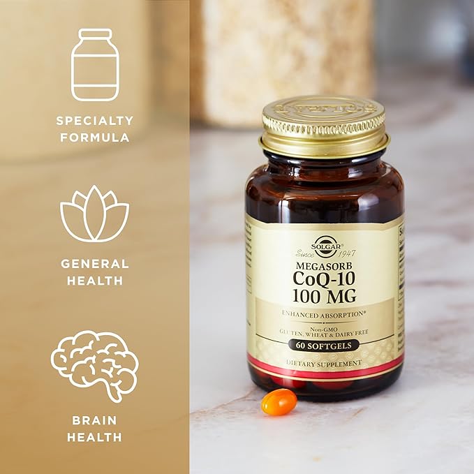 Solgar Megasorb Coq-10 100 Mg 60 Softgels