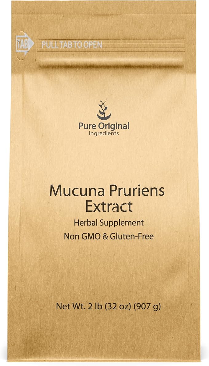 PURE ORIGINAL INGREDIENTS Mucuna Pruriens (2 lb) Pure and Natural Non-GMO Gluten-Free