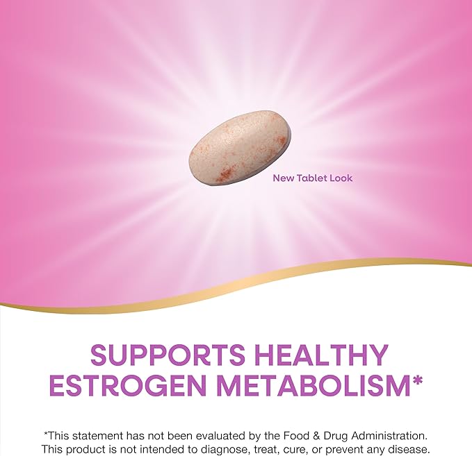 Nature's Way Estrobalance Absorbable BR-DIM Supports Healthy Estrogen Metabolism* Vegan Gluten Free 60 Tablets (Packaging May Vary)