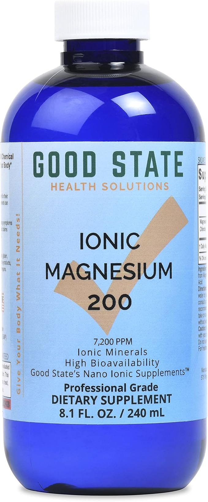 Good State Liquid Magnesium 200 Supplement 331 8 fl oz 1 Count
