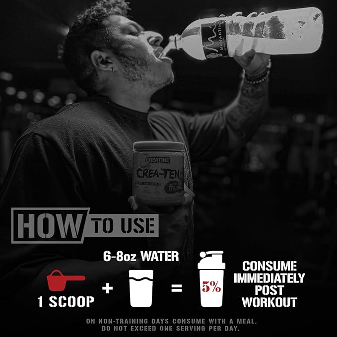 5% Nutrition CreaTEN Creatine Complex + Accelerators | Flavored Creatine Powder for Muscle Gain | Max Power Strength Endurance &amp Recovery (Mango Pineapple)