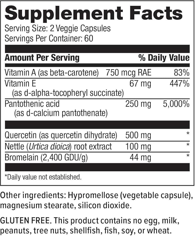 Hi-Health Quercetin Booster Seasonal Support Booster (120 Capsules)
