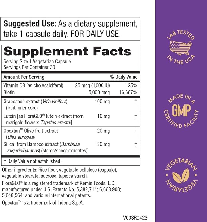 Purity Products - Hair Skin and Nails Super Formula30 Capsules