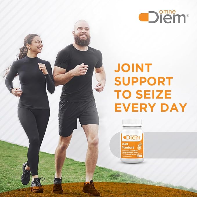 Omne Diem Joint Comfort with ZOARA 60 Capsules – Comprehensive Joint Care &amp Comfort - 3 Pack