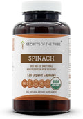Secrets of the Tribe Spinach USDA Organic | Made with Vegetarian Capsules and Certified Organic Spinach (Spinacia oleracea) Dried Leaf (120 Capsules)