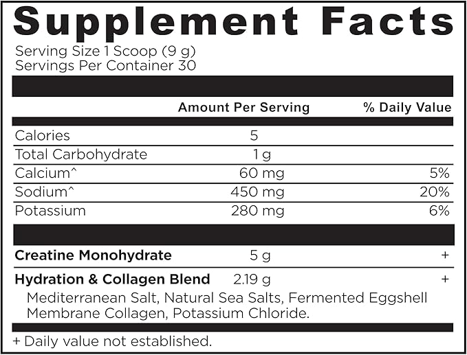 Ancient Nutrition Creatine + Collagen – Muscle Strength Lean Body Mass Joint Comfort &amp Cognitive Support – Includes 5g Creatine Monohydrate for Women + Electrolytes Lemon 30 Servings