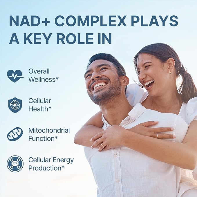 NAD+ Supplement 1600mg Extra Strength - Liposomal NMN Alternative with Resveratrol Urolithin A CoQ10 Quercetin &amp ALA - Mitochondrial Energy &amp Anti-Aging Cell Regeneration 120 Softgels