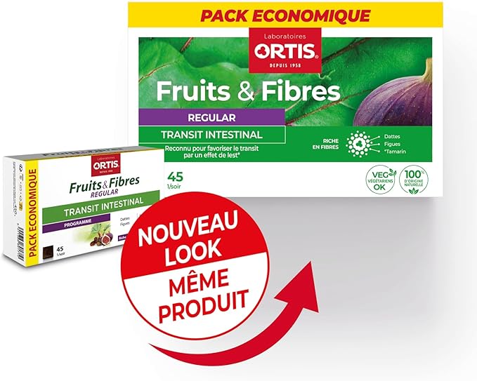 Ortis Fruits &amp Fibres Regular 45 Squares to Chew
