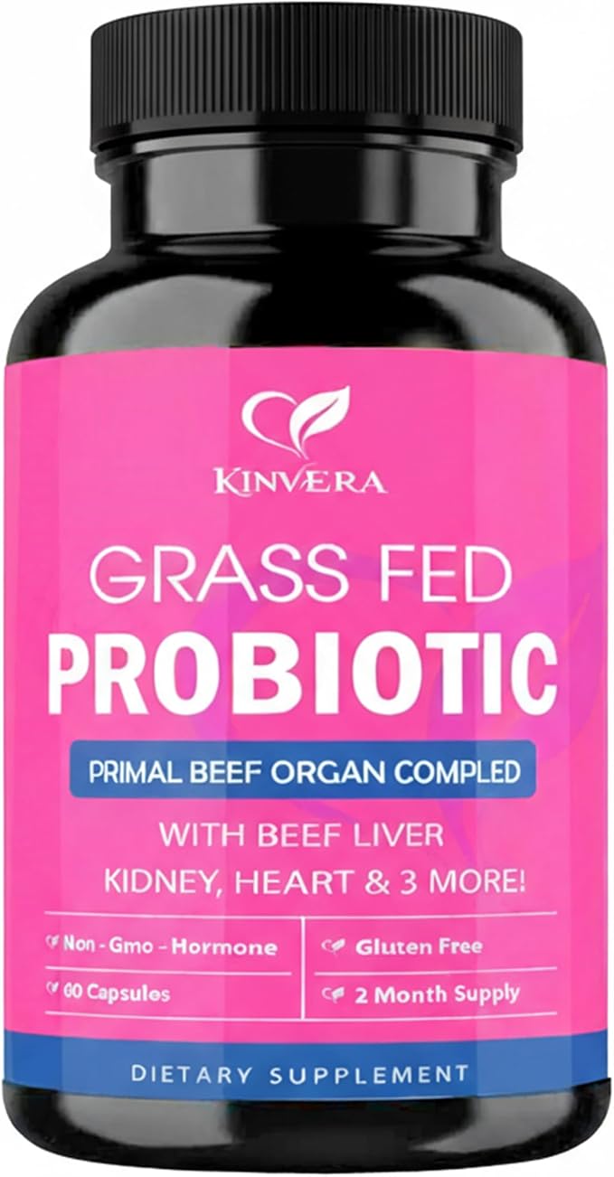 Grass-Fed Beef Liver Capsules for Women – Female-Optimized Natural Organ Supplement – Cognitive Function Immunity &amp Energy Support – Hormonal Balance – 60 Veggie Caps