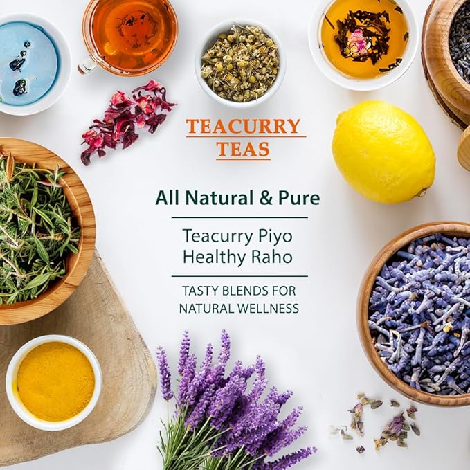 Teacurry Bad Breath Tea (30 Tea Bags) - Herbal Tea For Long-Lasting Fresh Breath | Help in Oral Health