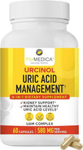 Urcinol Uric Acid Supplement for Joint Support - 60ct (Pack of 1) - Uric Acid Support Formula with Turmeric Root Acai Banaba Leaf Celery Seed Yucca Stalk
