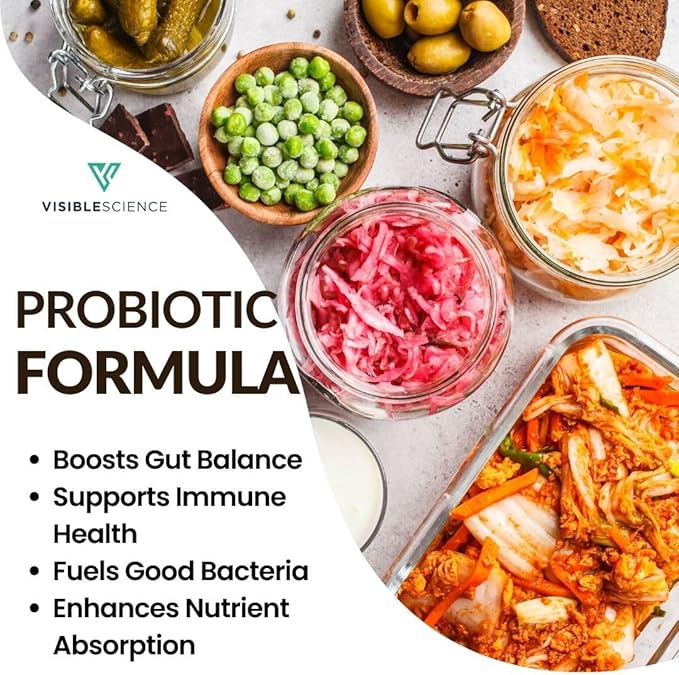 Probiotic Formula – Probiotic Strains – Gut Digestive &amp Immune Health Support – 60 Billion CFU Capsules 60ct