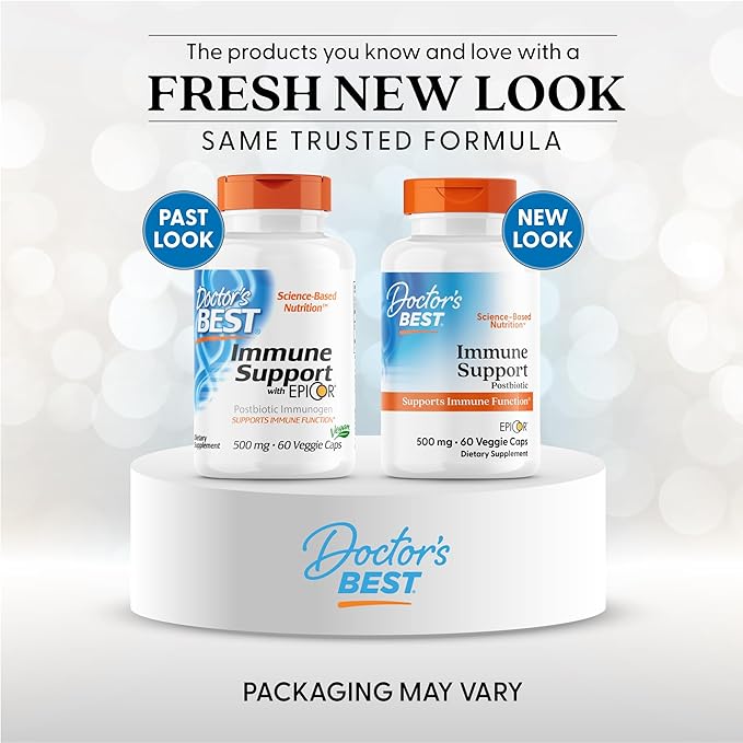 Doctors Best Immune Support Postbiotic Supports Immune Function Non-GMO Gluten Free Vegan 60 Veggie Caps