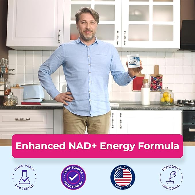 Jinfiniti Vitality↑NAD+ Optimization- A Patented Clinically Validated NAD+ Optimization Formula
