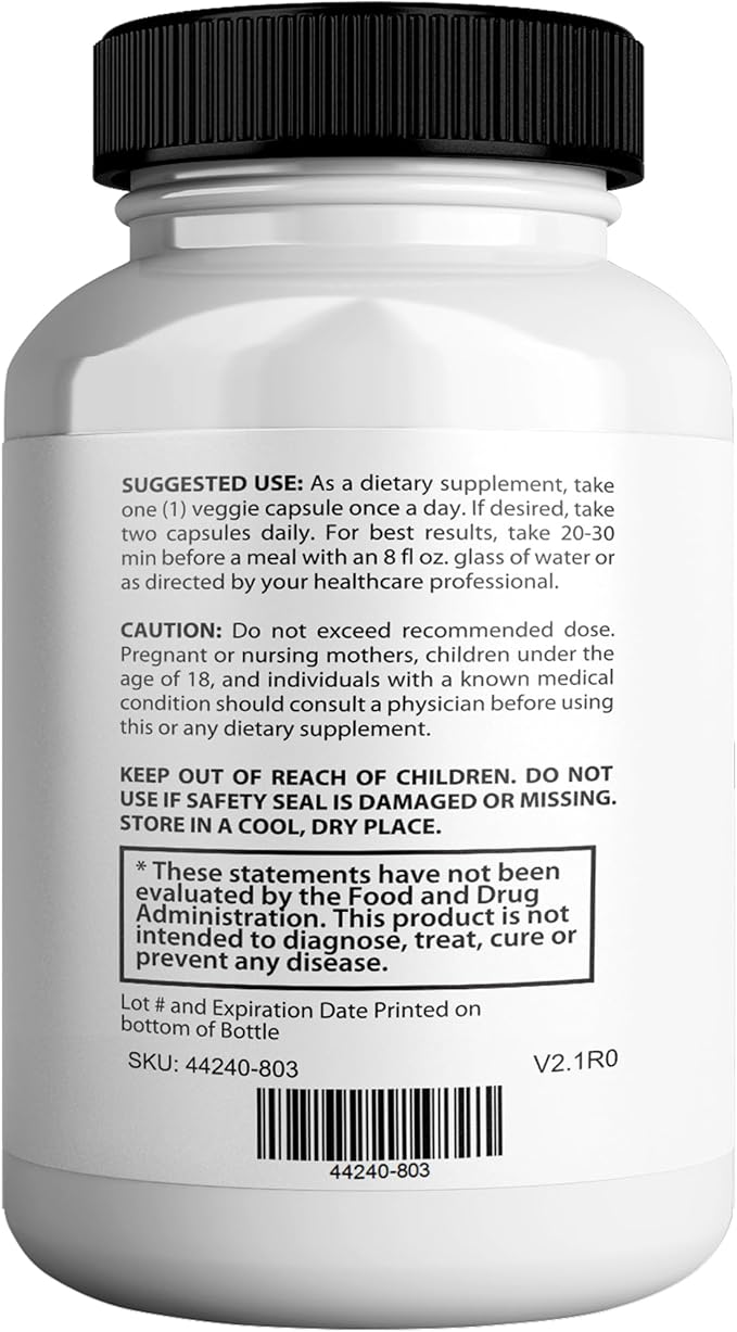 Gluco Fence Max All Natural Formula to Maintain Healthy Levels Maximum Strength Daily Formula Blood Reviews (1 Pack - 60 Capsules)
