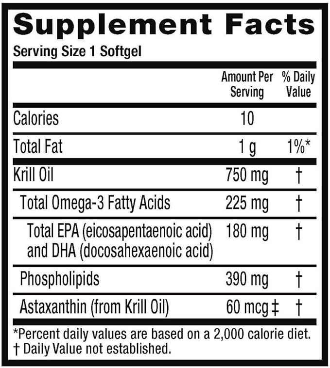 Schiff MegaRed Krill Oil High Concentration 750mg 80 Softgels