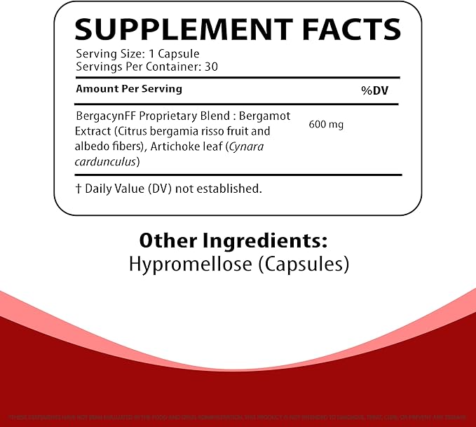 Liver Support Supplement–Supports Detox Cleansing &amp Lipid Metabolism – with Bergacyn FF (Bergamot &amp Artichoke) – 30 LiverEzy Vegan Capsules