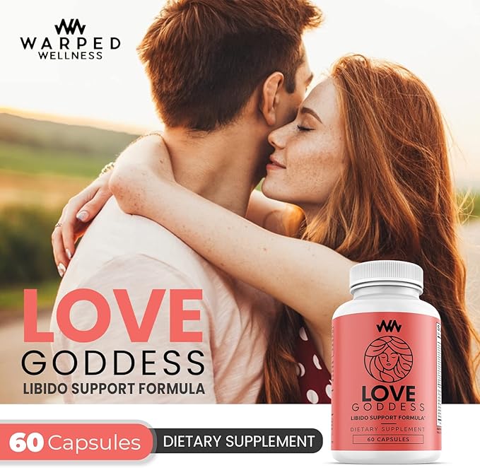 Womens Supplement That Boosts Libido | Enhance Intimacy Passion and Desire | Miura Puama for Female Specific Arousal | Love Goddess | Vitamin | Warped Wellness