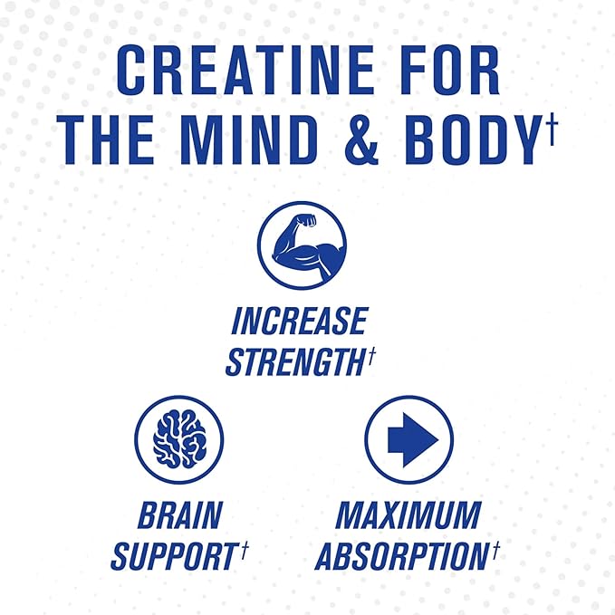GAT SPORT Pro Creatine Capsules Strengh Wellness Brain Health Enhanced Absorption 5 Grams 180 Veggie Capsules